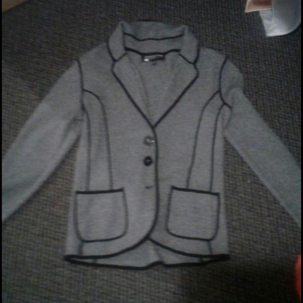 Black and Grey Business Coat